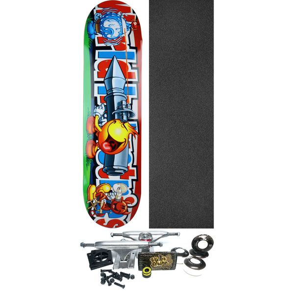 World Industries Skateboards Bazooka Skateboard Deck - 8.3" x 32" - Complete Skateboard Bundle